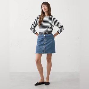 Banana Republic Factory Denim Utility Mini Skirt
